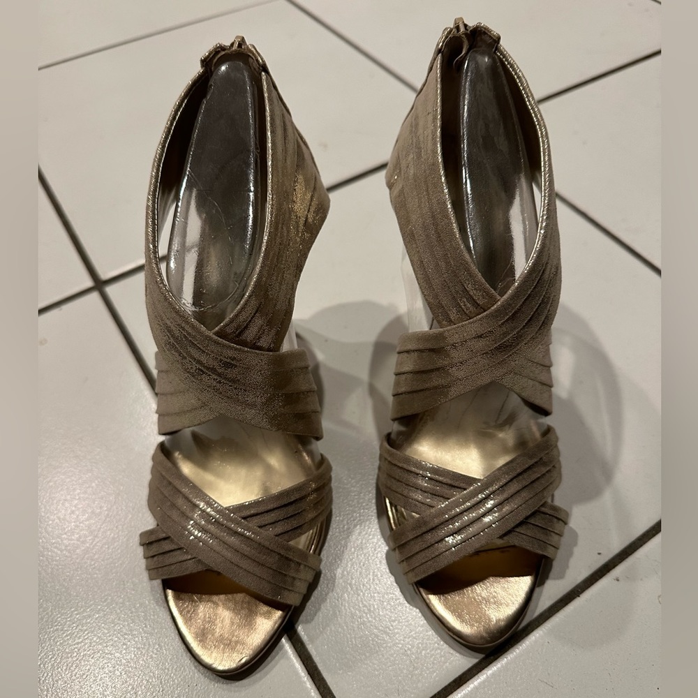 Nina Slingback, Open toe Stiletto Heels